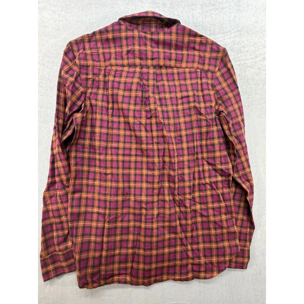 New The North Face Men Arroyo Flannel Shirt Red Black Size Small Plaid